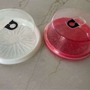 PM011726 Red and White Food Storage Containers